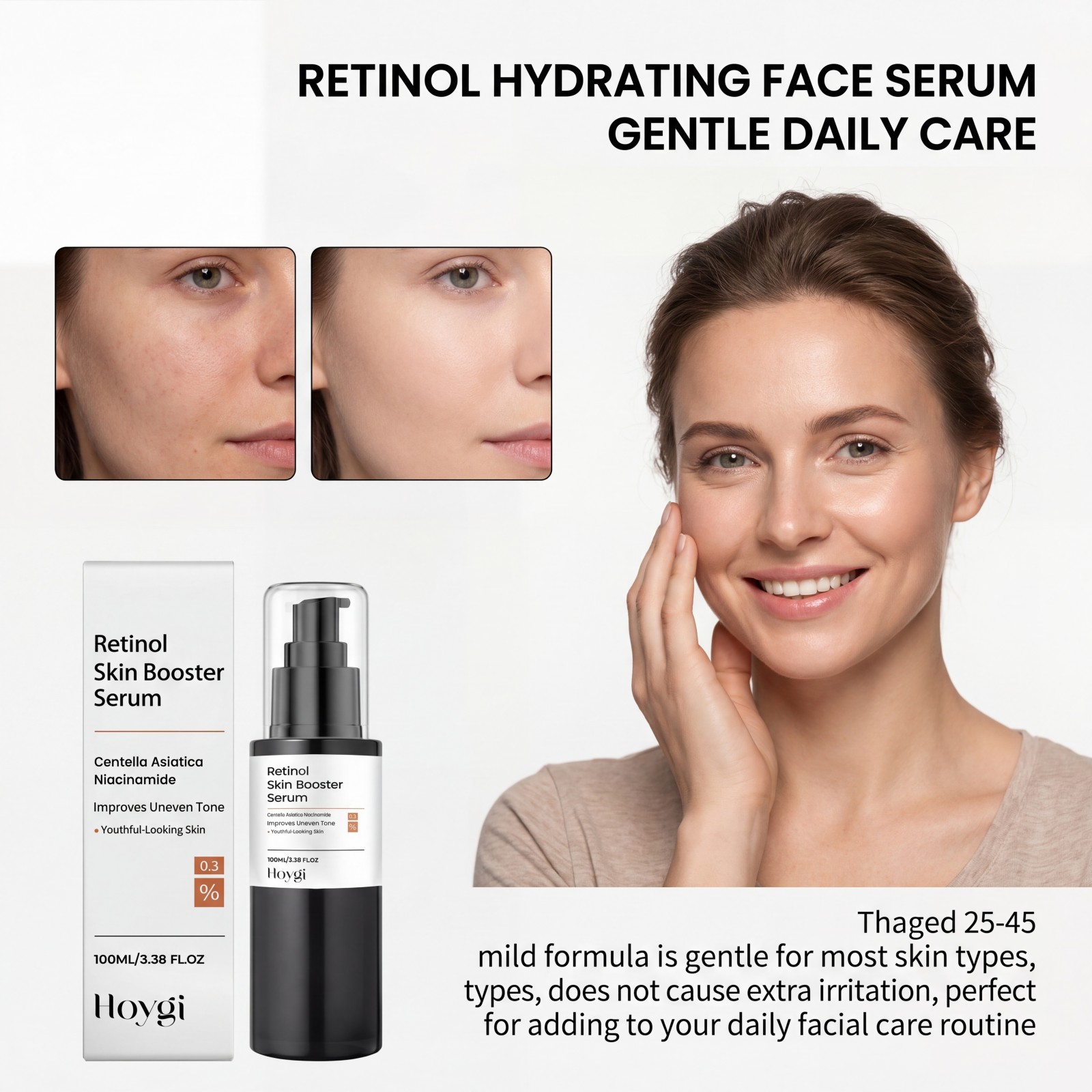 100ml Retinol Skin Booster Ser - Skincare Ingredients ulasan dan harga