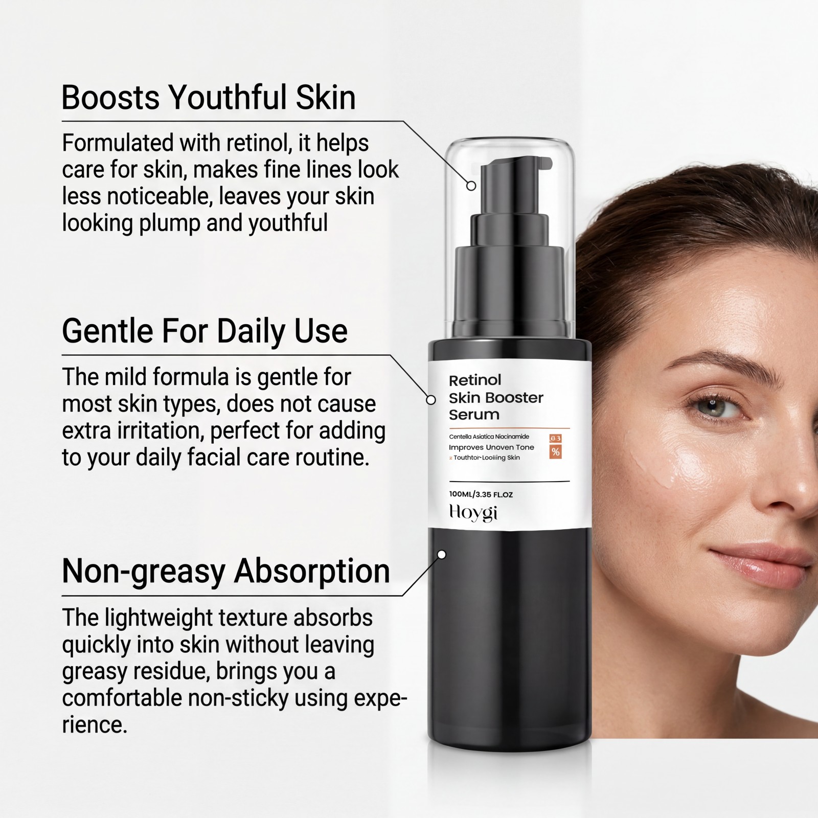100ml Retinol Skin Booster Ser - Skincare Ingredients ulasan dan harga