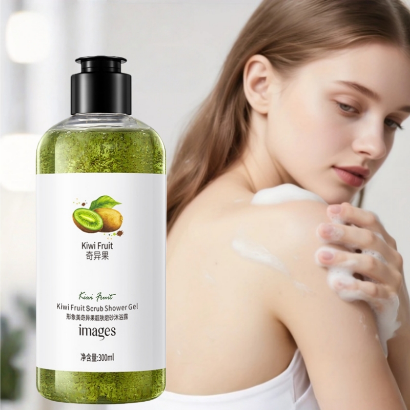 300ml Kiwi Fruit Scrub Shower  - Skincare Ingredients ulasan dan harga
