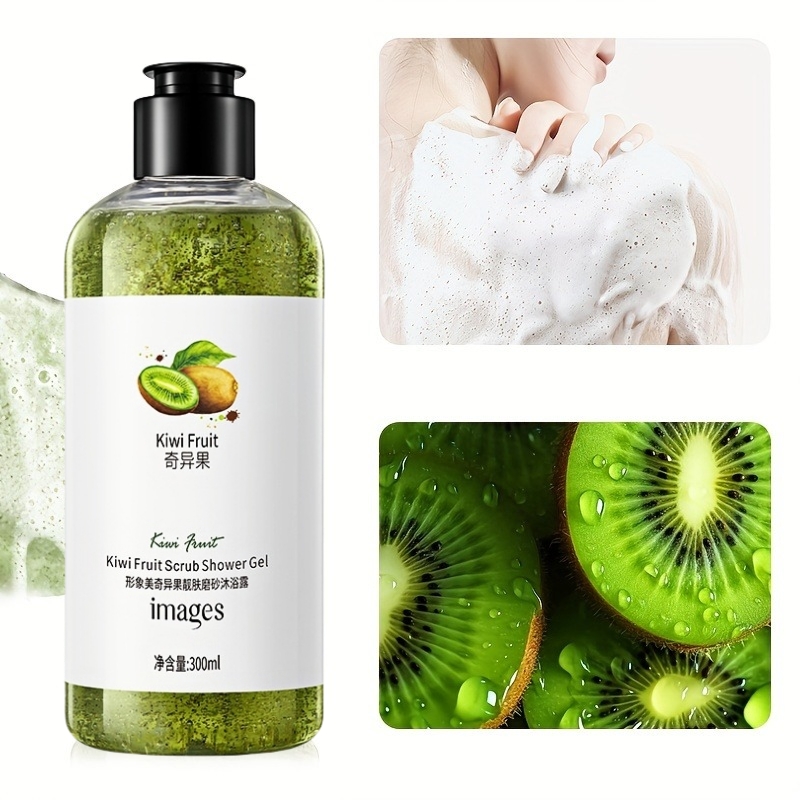 300ml Kiwi Fruit Scrub Shower  - Skincare Ingredients ulasan dan harga