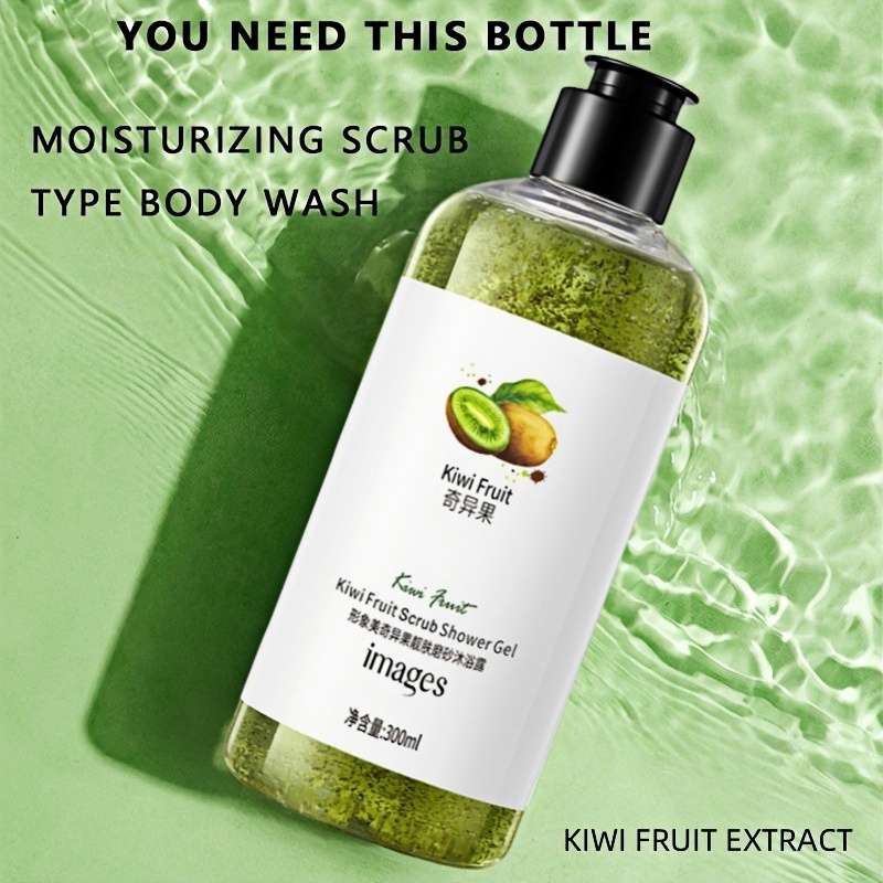 300ml Kiwi Fruit Scrub Shower  - Skincare Ingredients ulasan dan harga